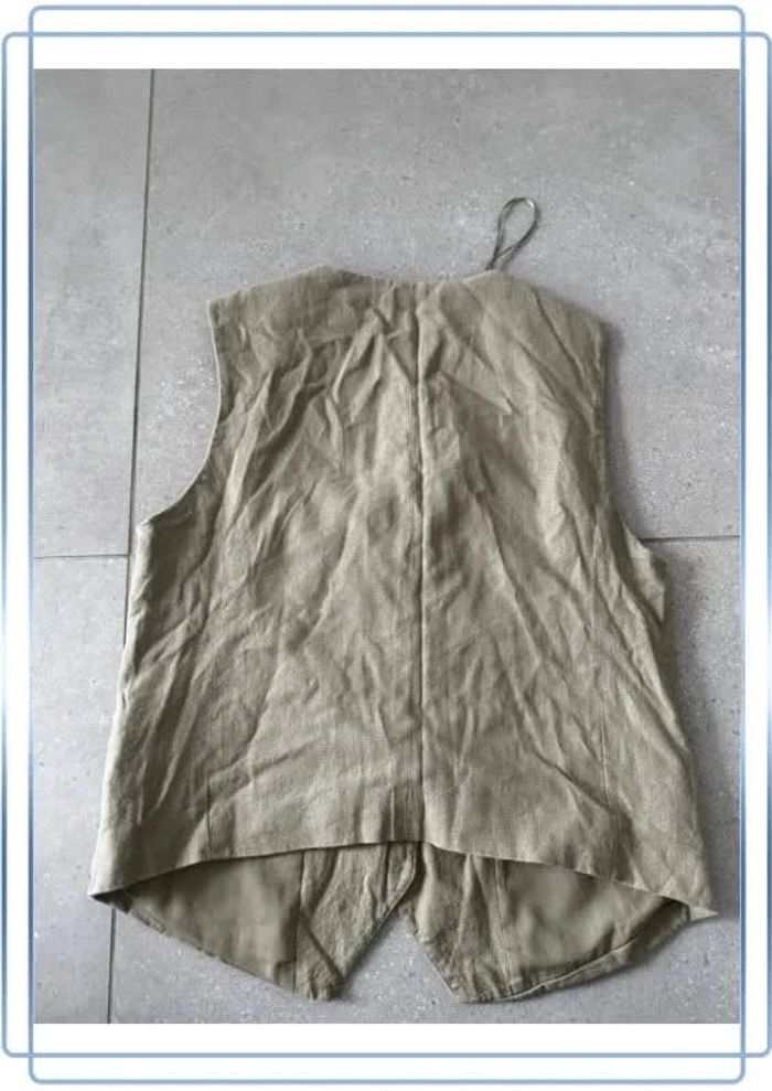 Haut de costume vert zara, taille XS, très bon état - photo numéro 3