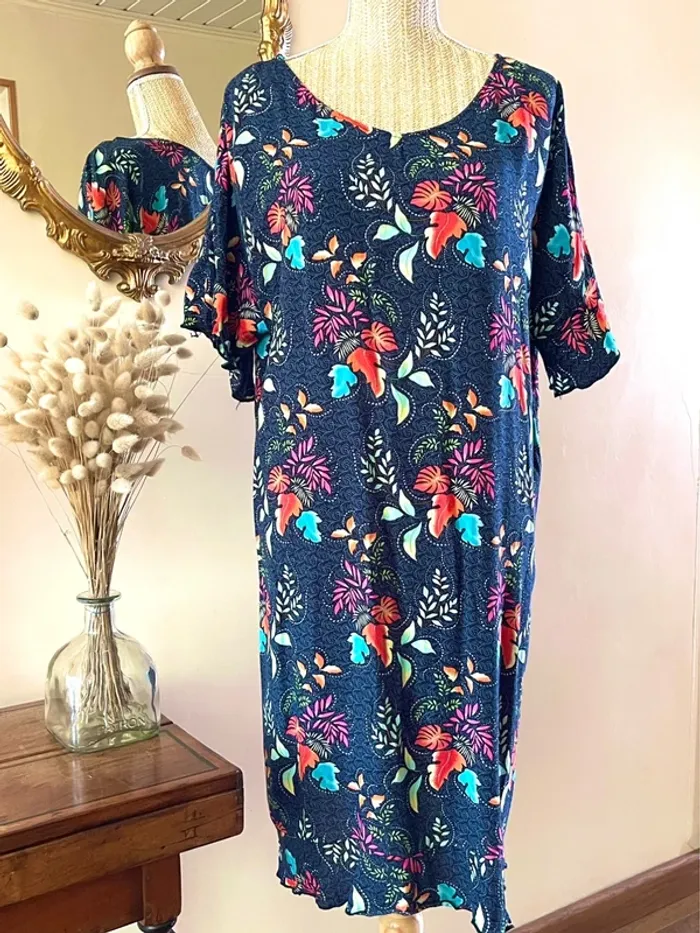 Robe Fleurie Multicolore - photo numéro 2