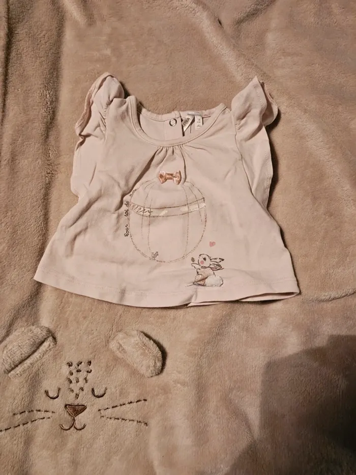 T-shirt manche courte 1 mois