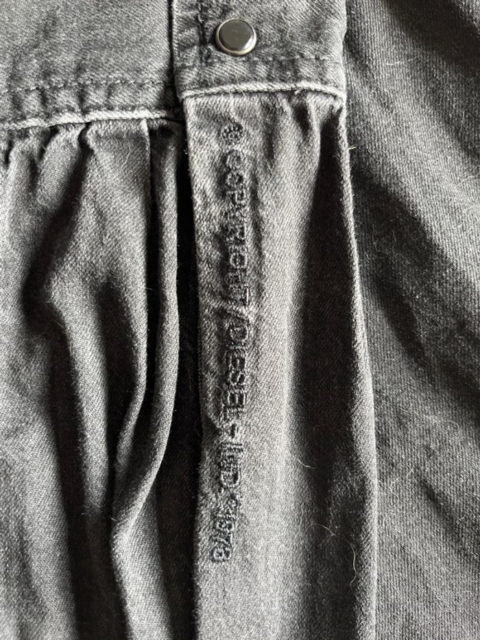 Chemise jean noir Diesel - photo numéro 2