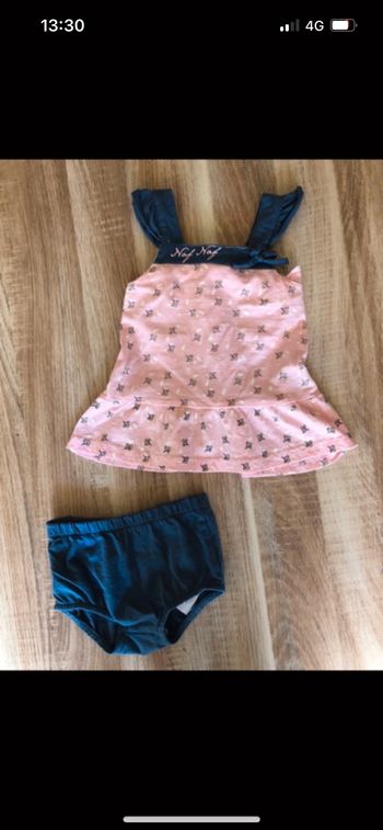 Ensemble naf naf rose et bleu