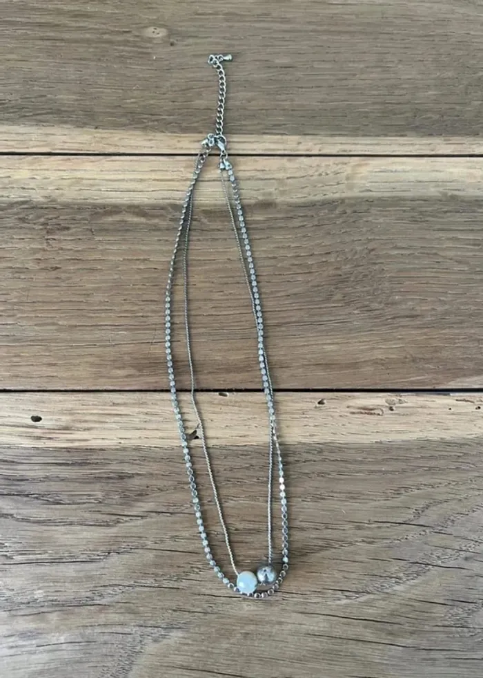 Collier double en acier inoxydable
