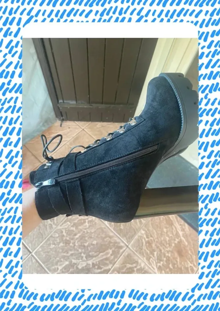 Bottines à talon haut 39 Raid Wide Fit Asos - photo numéro 4