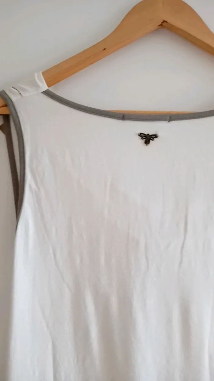Top blanc et doré - T.1 - photo numéro 5