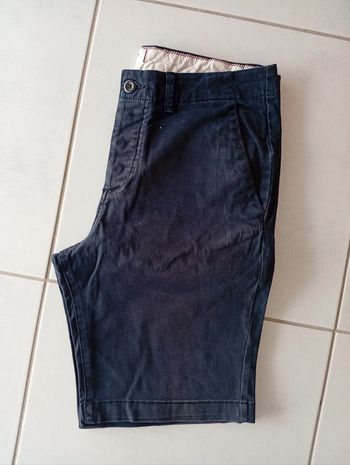 Short chino regular bleu marine