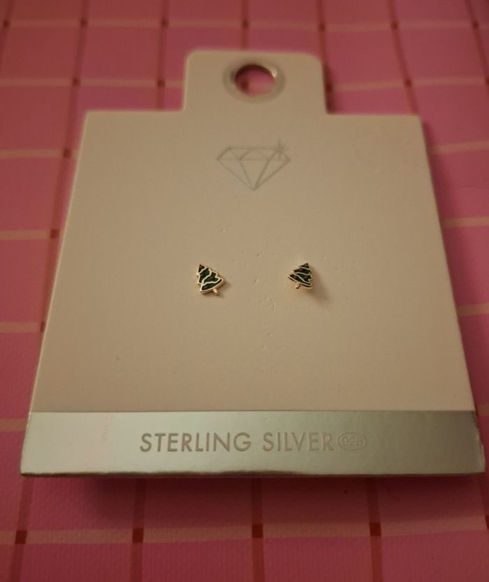 Boucles d’oreilles sapins de Noël - photo numéro 2