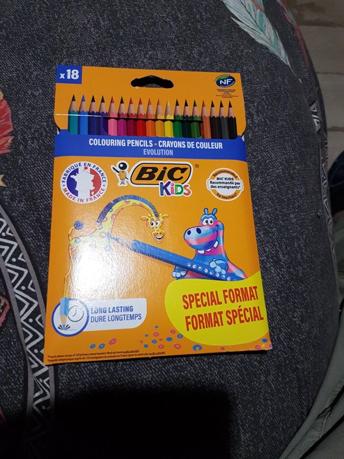Crayons couleur  bic kids