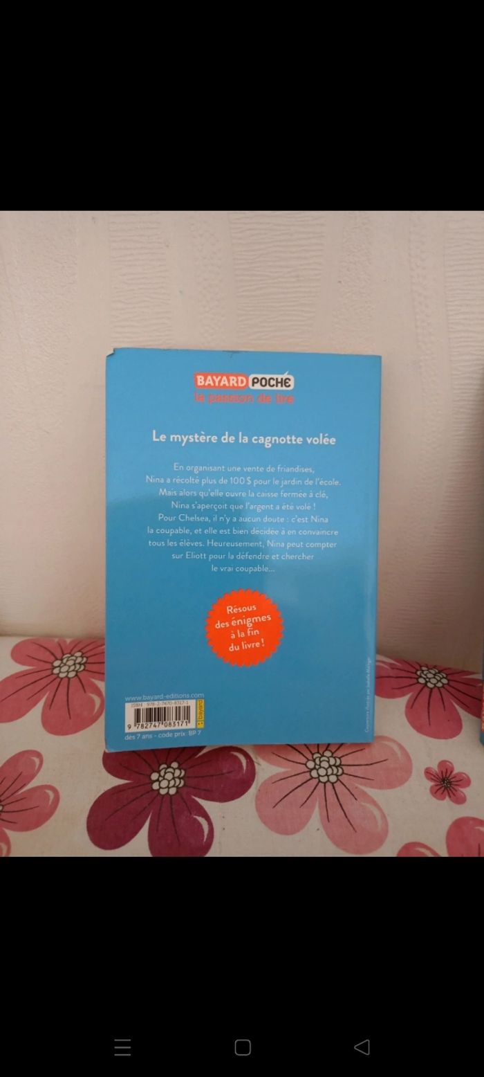 Livre les enquêtes d Eliott et nina - photo numéro 2