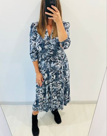 🌸Robe cache cache - fleurie oiseaux 🌸