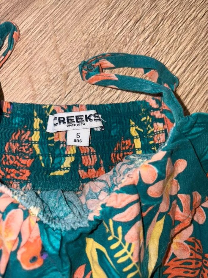 Combinaison fluide pantalon fleuri creeks 5 ans - photo numéro 3