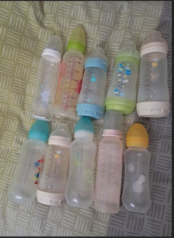 10 biberons plastiques - photo numéro 2