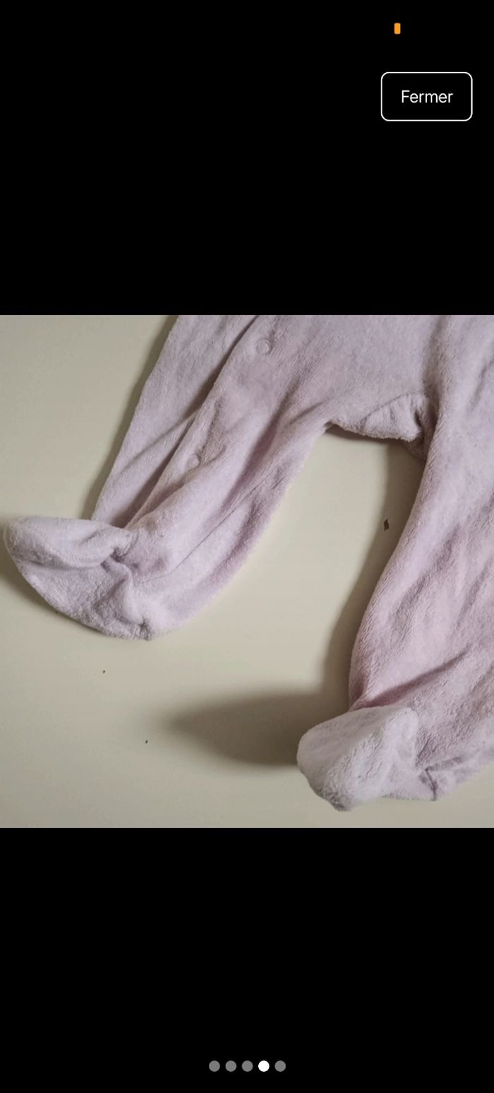 Pijama 1 pièce rose - photo numéro 4