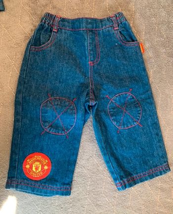 Pantalon bleu garçon taille 6/9 mois