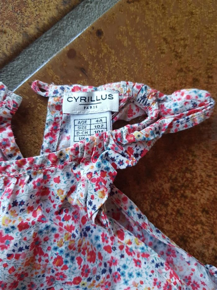 Blouse liberty cyrillus 4ans légère - photo numéro 4