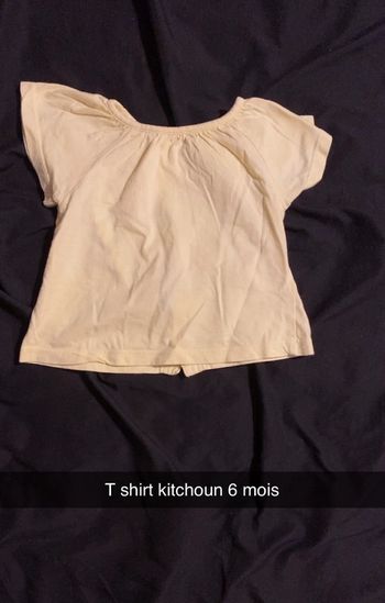 T shirt manche court kitchou 6 mois