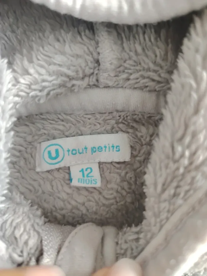 Gilet à capuche zippé polaire garçon - photo numéro 2