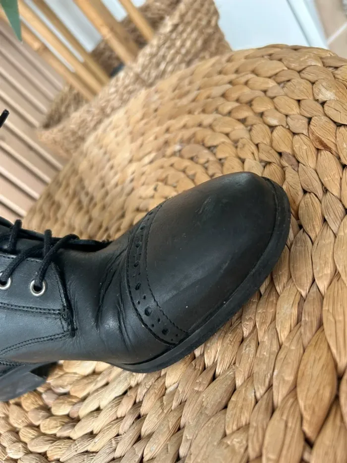 Bottines noires taille 39 - photo numéro 5