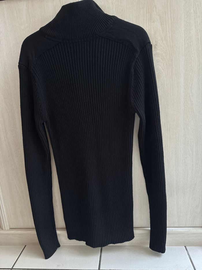 Pull maille col montant noir La Redoute taille 36 NEUF - photo numéro 4
