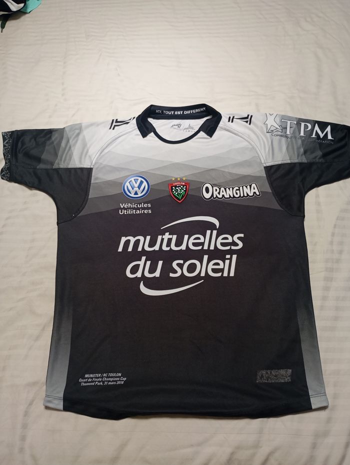Maillot rugby club toulonnais serie speciale quarts de finale h cup 2018