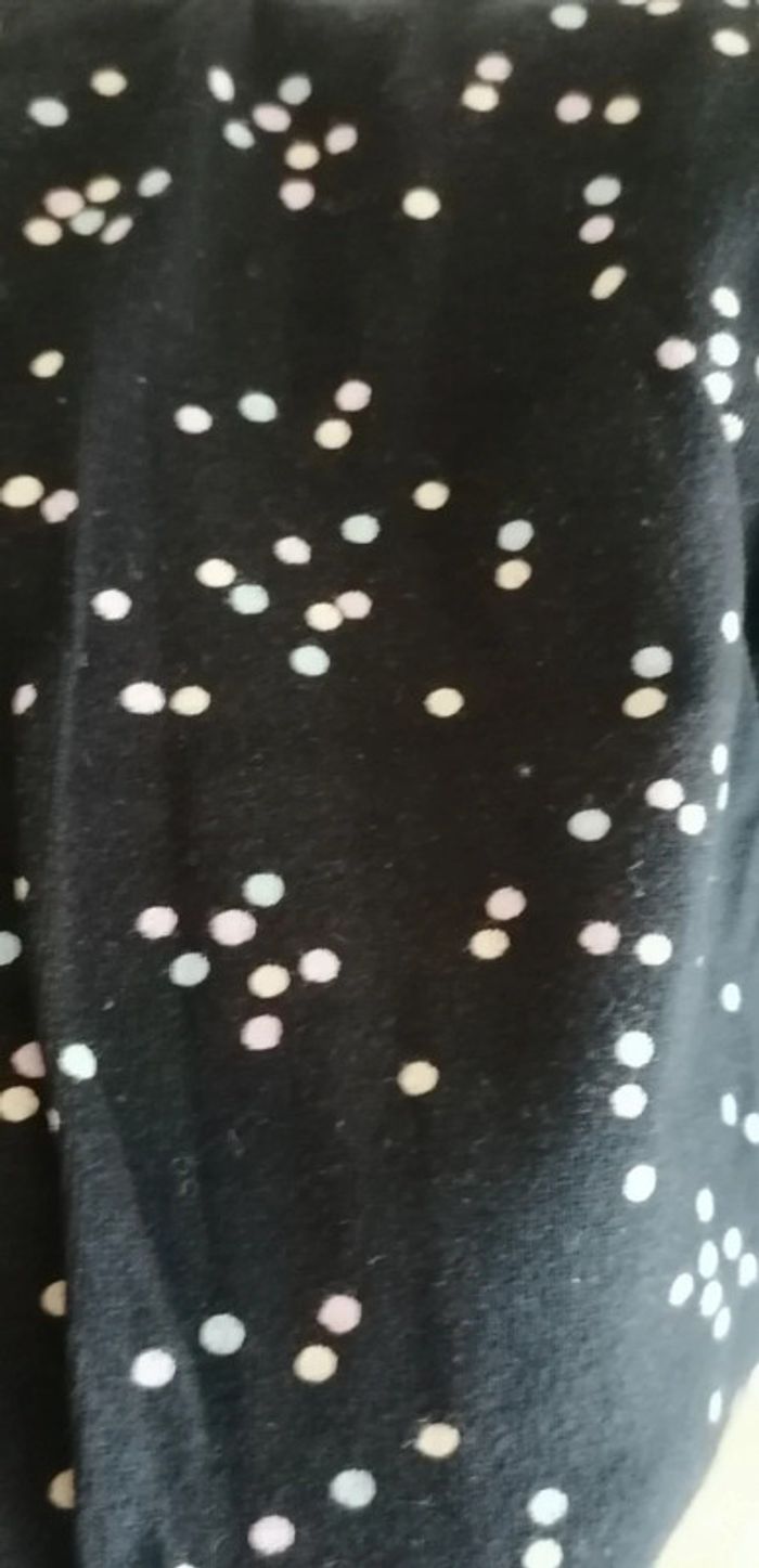 Legging noir a pois. 9/10 ans - photo numéro 4
