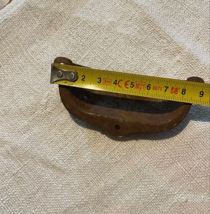 Poignée ancienne rouillée - photo numéro 7