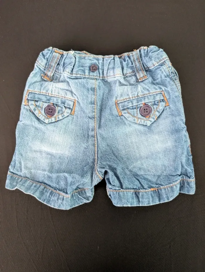 Short effet jean réglable - photo numéro 2