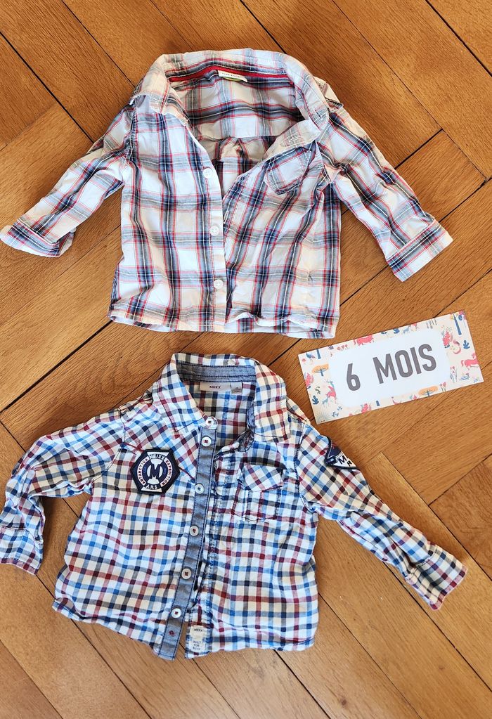 2 chemises 6M