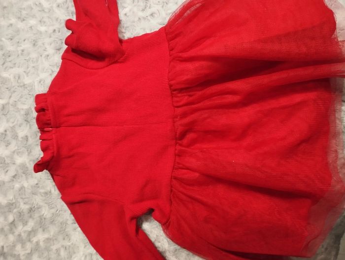 Jolie robe rouge 12 mois Obaïbi - photo numéro 3