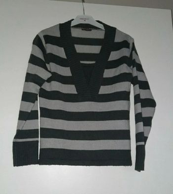 Pull rayé T38-40