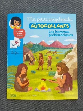Ma petite encyclopédie en autocollants - Les hommes préhistoriques