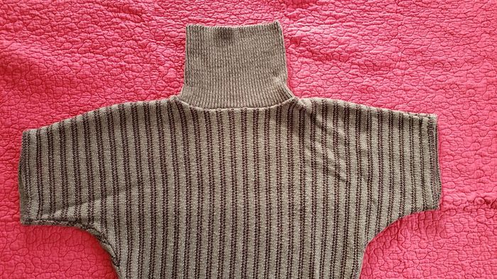 Pull à manches courtes et à col roulé - photo numéro 2