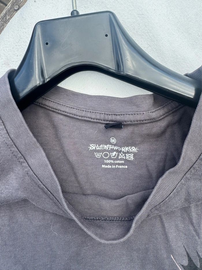 Tee shirt silent worker oversize collection passion - photo numéro 3