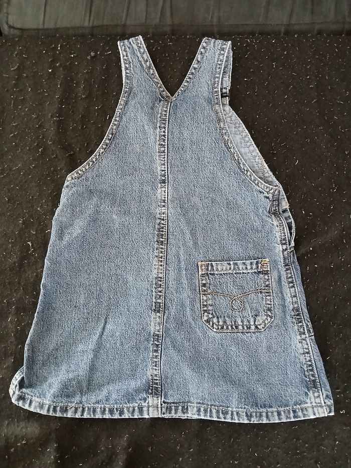Robe salopette en jean 18 mois - photo numéro 2