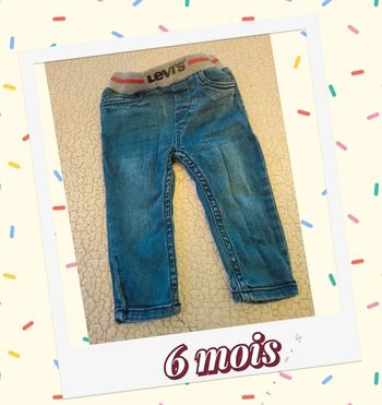 Jean taille élastique