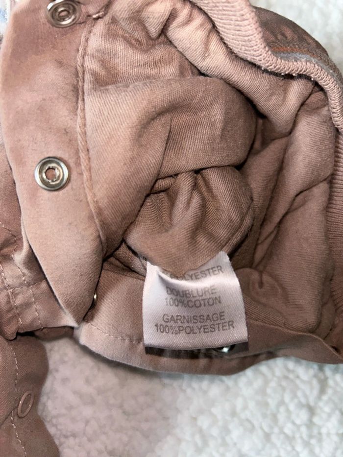 Salopette bébé marron et orange - photo numéro 7