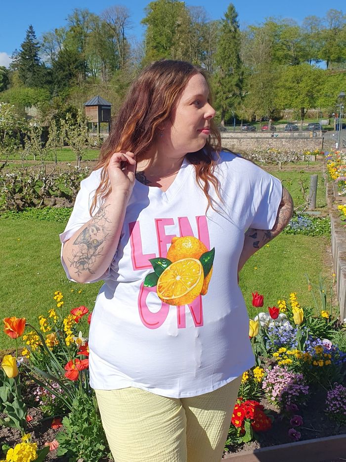 T-shirt Lemon blanc rose jaune
TU - photo numéro 3
