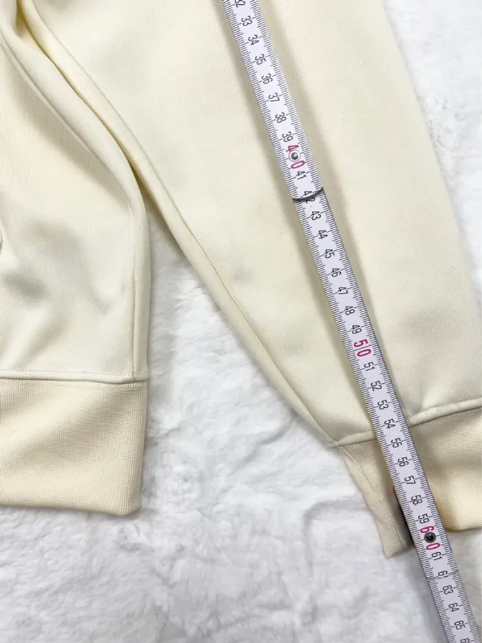 Nike sweat à capuche jaune pâle femme taille S coton - photo numéro 9