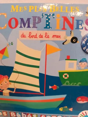 Livre sonore et a toucher mes plus belles comptines