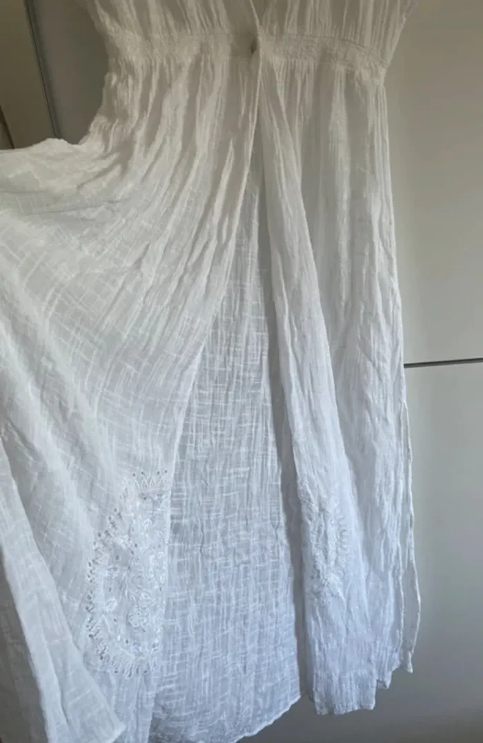 Robe kimono de plage échancré Zara taille XS - photo numéro 4