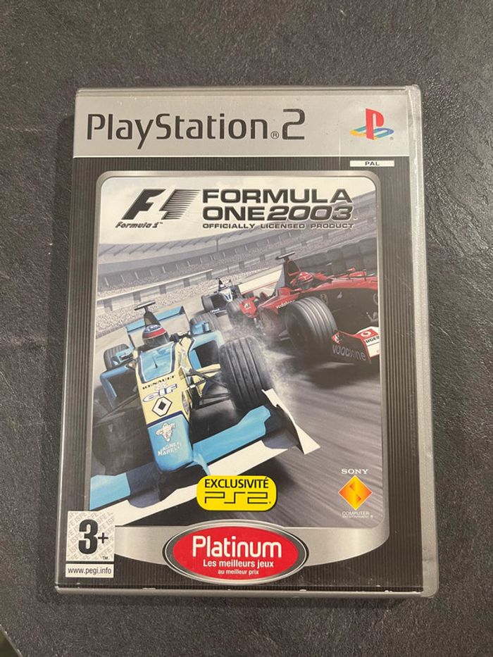 Jeux vidéos PS2 Formula One 2003 Officially Licensed Product