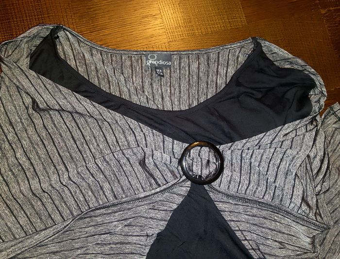 Tee-shirt manches longues effet veste - photo numéro 6