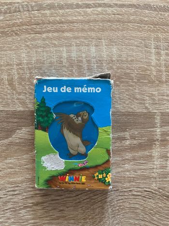 Jeu de cartes mémo Winnie l’ourson
