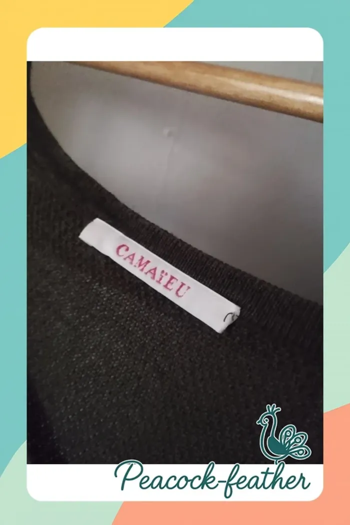 Pull épaules dénudées kaki camaïeu 42 - photo numéro 6