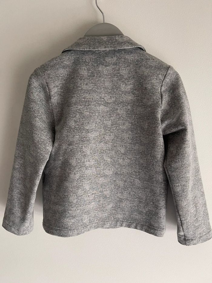 Blazer garçon 2 ans gris haut de gamme de la marque italienne Danielle Alessandrini - photo numéro 2