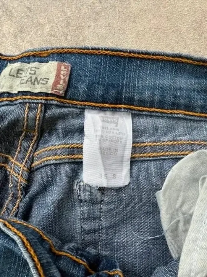 Jeans Levi's W36 FR46 coupe droite bleu marine Femme Women pan580b - photo numéro 6