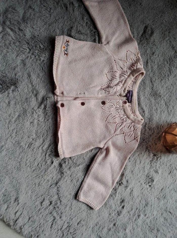 Gilet rose 9 mois - photo numéro 2