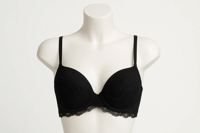 Soutien-gorge noir en dentelle élégant et confortable