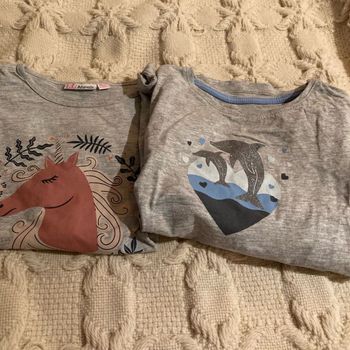 Lot tee-shirts  en 10 ans