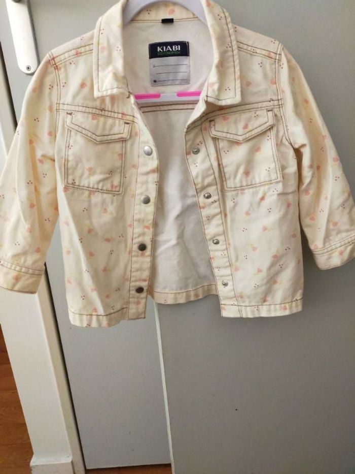 Veste en jean fille