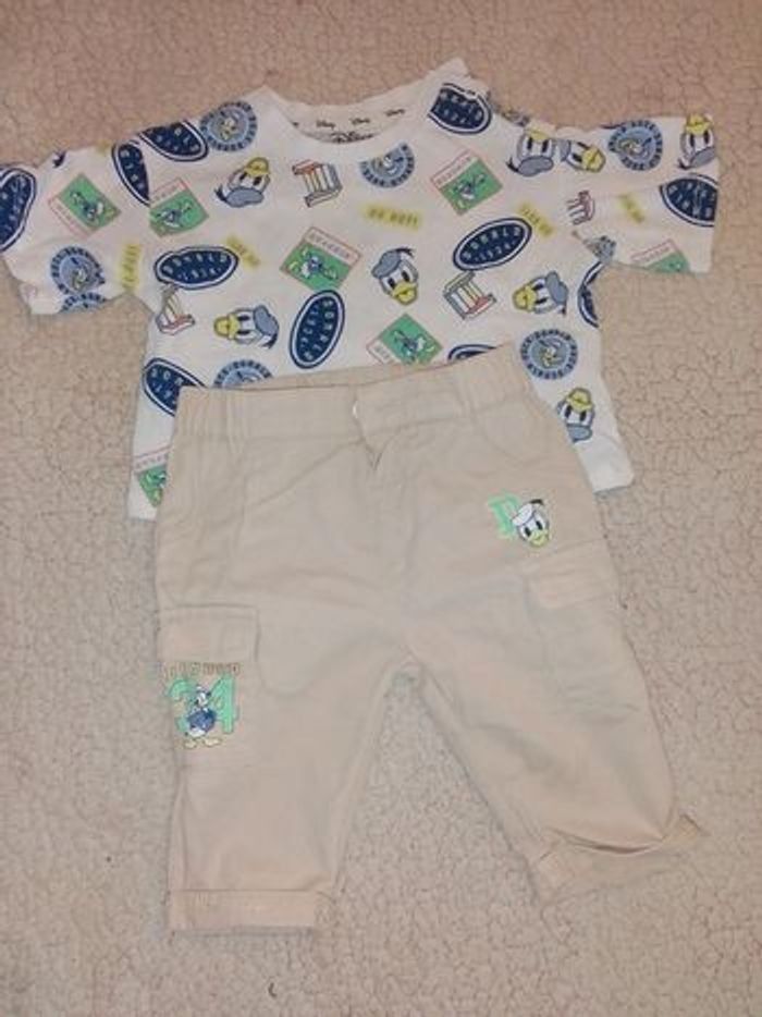 Ensemble tee shirt et pantalon Donald tbe - photo numéro 2